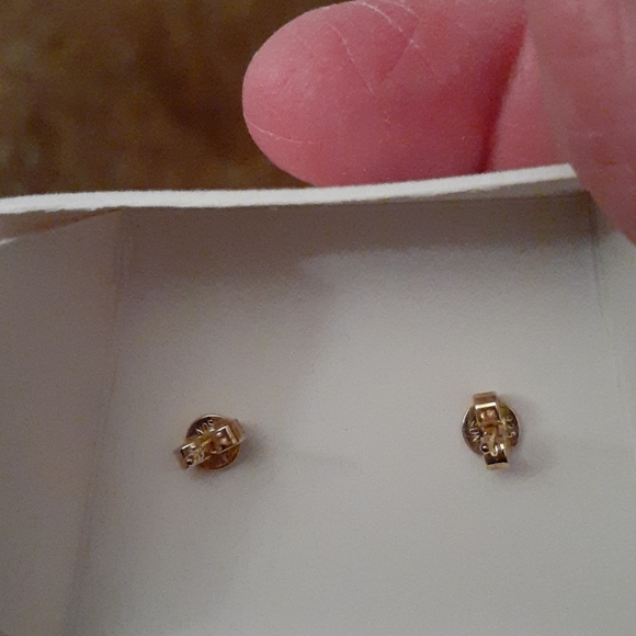 Blue topaz drop Earrings - Picture 2 of 4